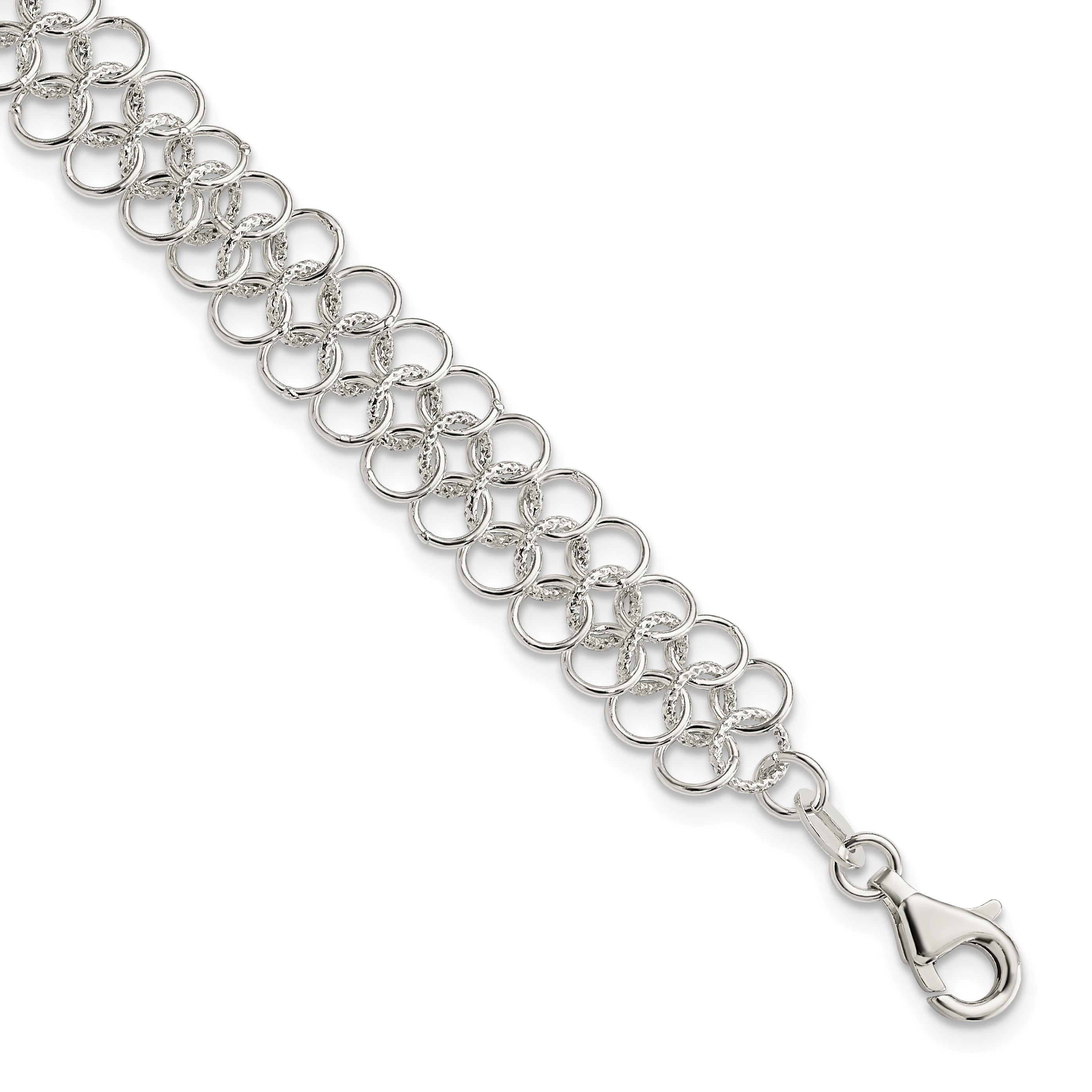 Sterling Silver Fancy Link Bracelet Main image