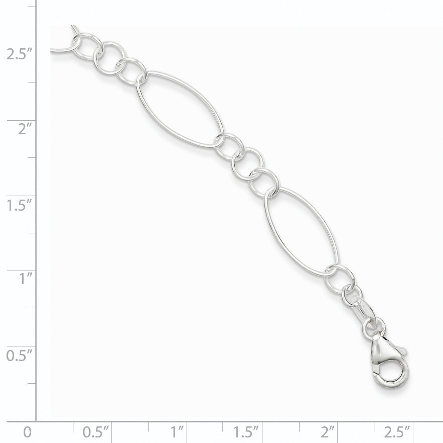 Sterling Silver Fancy Bracelet
