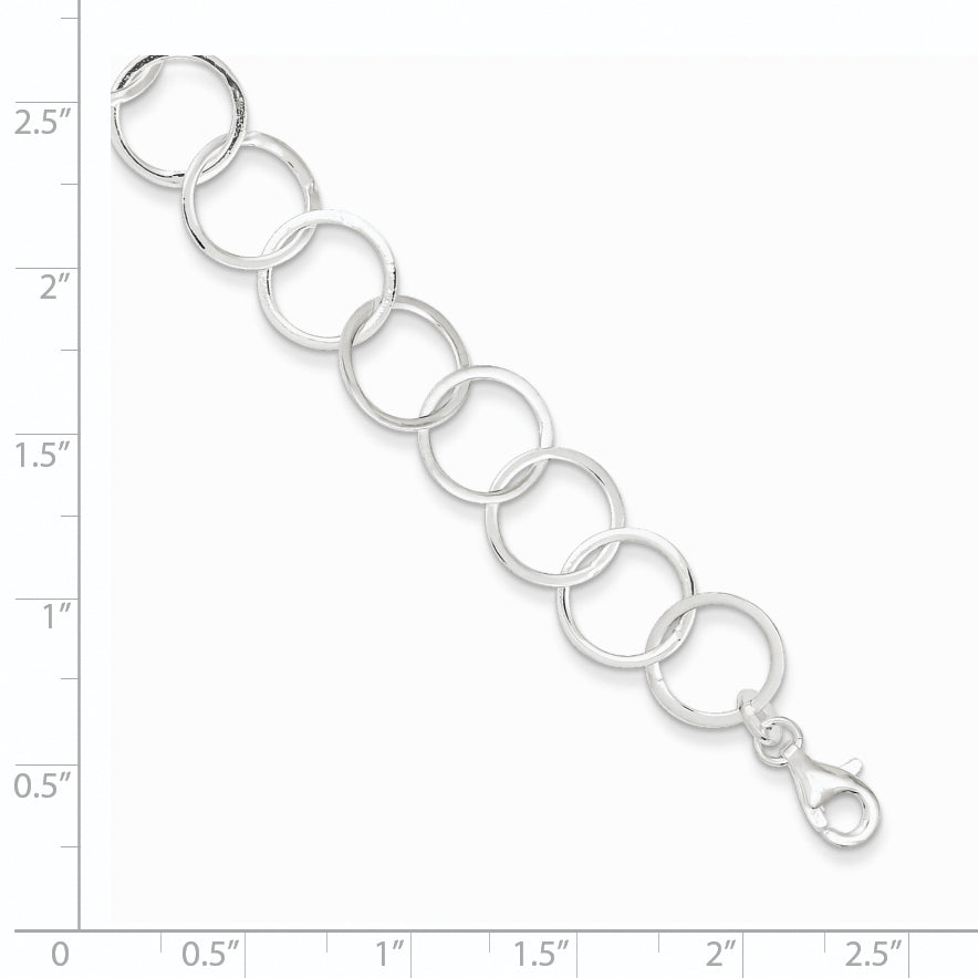 Sterling Silver Circle Bracelet