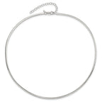 Sterling Silver 2mm With 2 in Ext Cubetto Chain