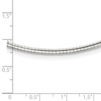 Sterling Silver 2mm With 2 in Ext Cubetto Chain