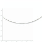 Sterling Silver Rhodium-plated 1mm Round Cubetto