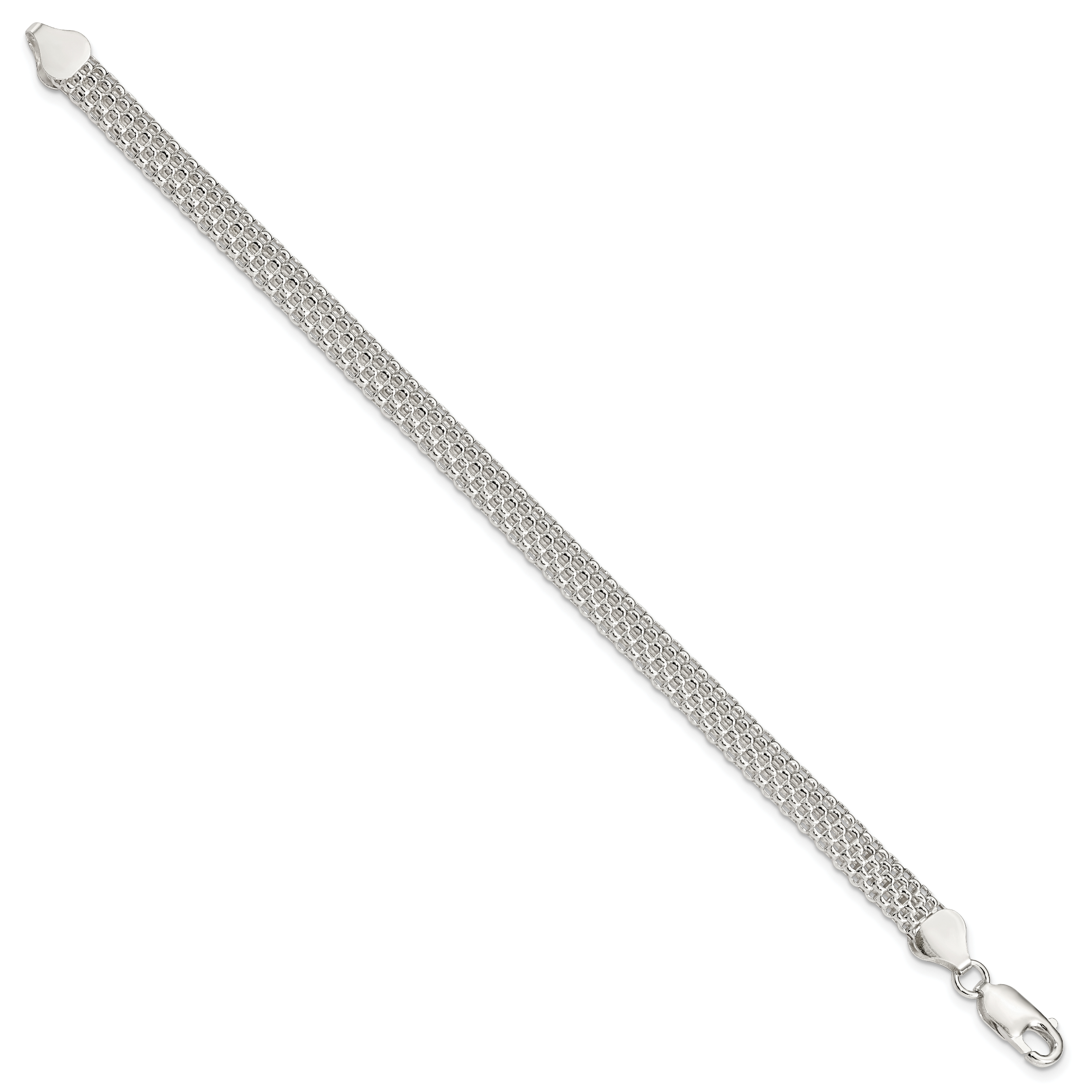 Sterling Silver 6mm Mesh Bracelet Secondary image