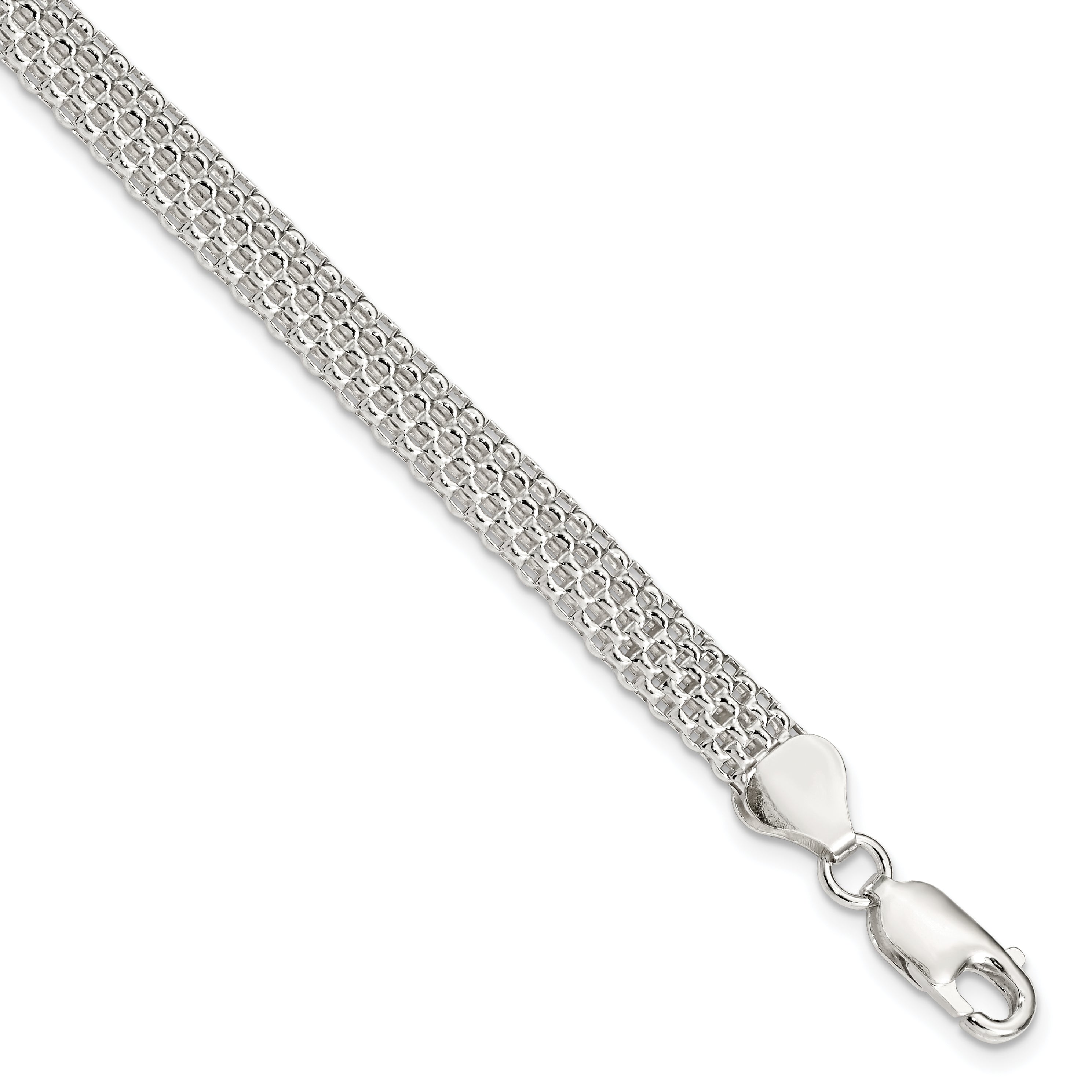 Sterling Silver 6mm Mesh Bracelet Main image