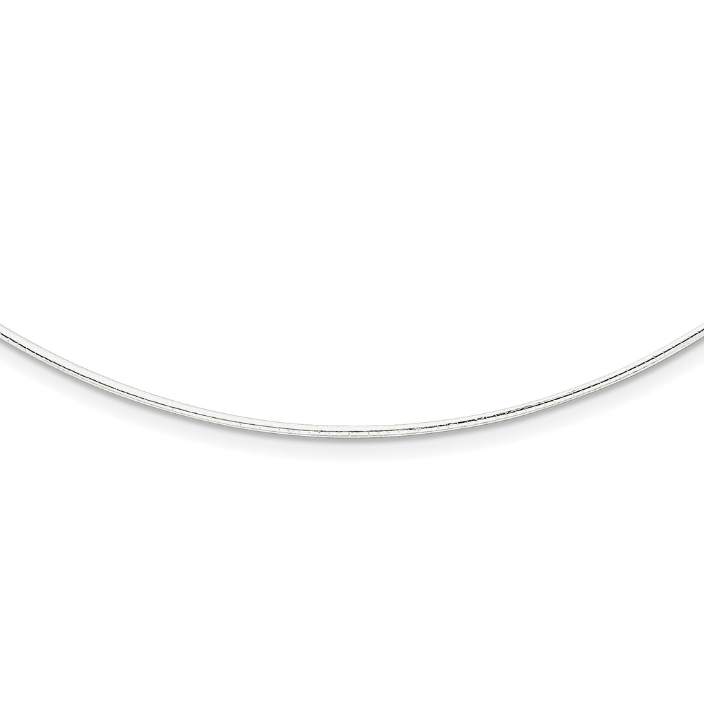 Sterling Silver 1.35mm With  2in extender Neckwire Chain