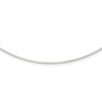 Sterling Silver 1.35mm With  2in extender Neckwire Chain