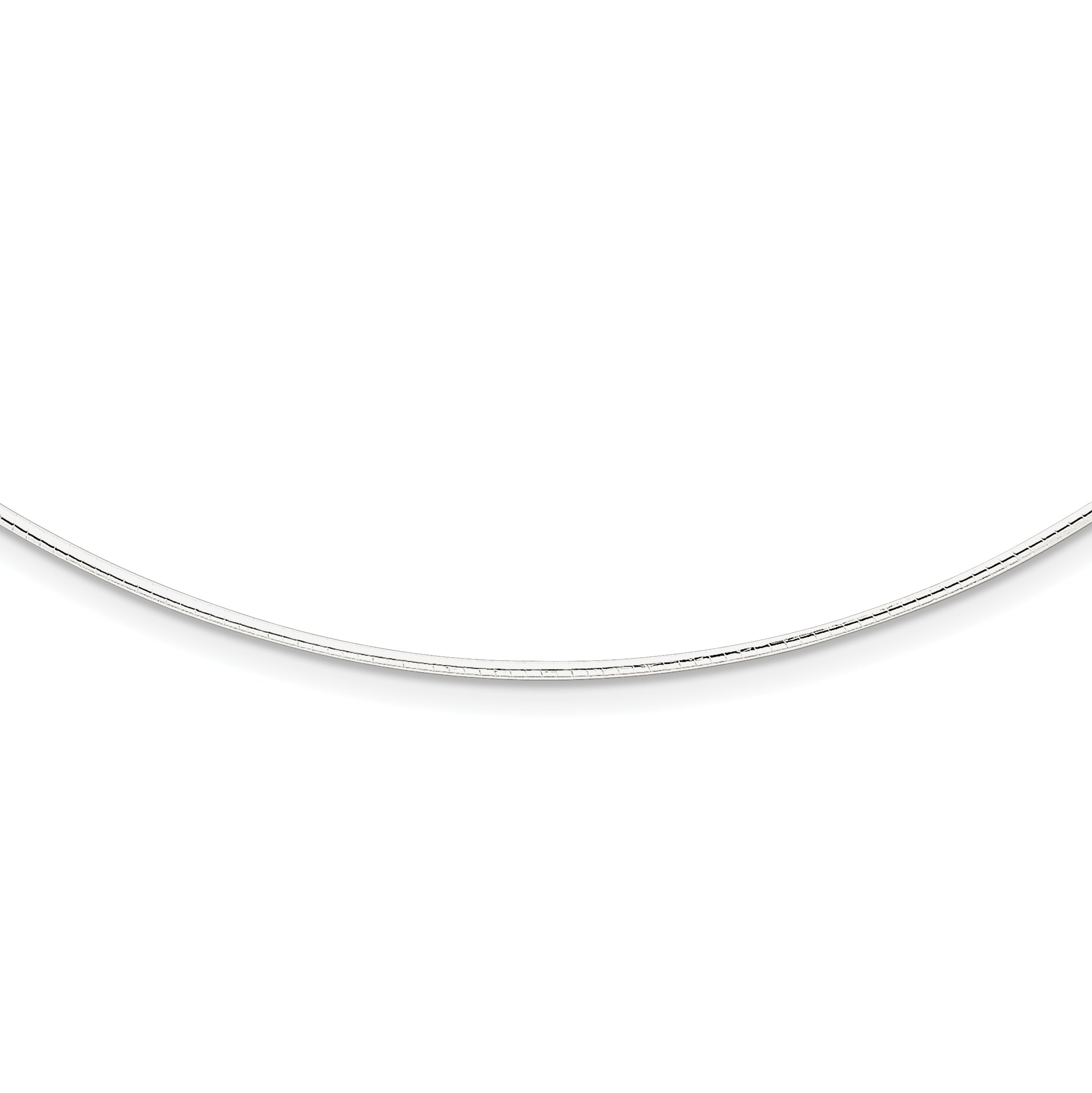 Sterling Silver 1.35mm With  2in extender Neckwire Chain