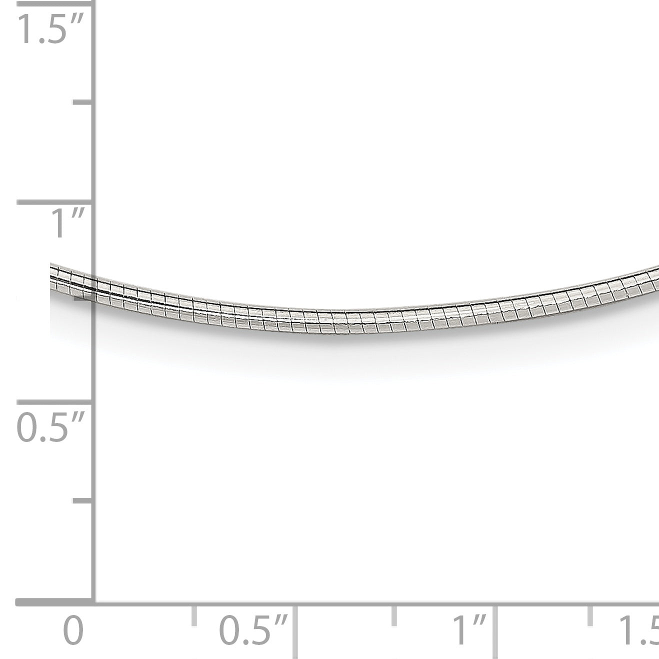 Sterling Silver 1.6mm With  2in extender Neckwire Chain