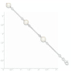 Sterling Silver FW Cultured Pearl Bracelet