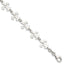 Sterling Silver Polished Fleur De Lis Bracelet