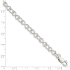 Sterling Silver Polished Fancy Link Bracelet