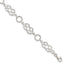 Sterling Silver Pretzel Circle Bracelet