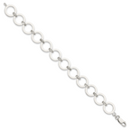 Sterling Silver Circle Link Bracelet