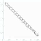 Sterling Silver Polished Fancy Link Bracelet