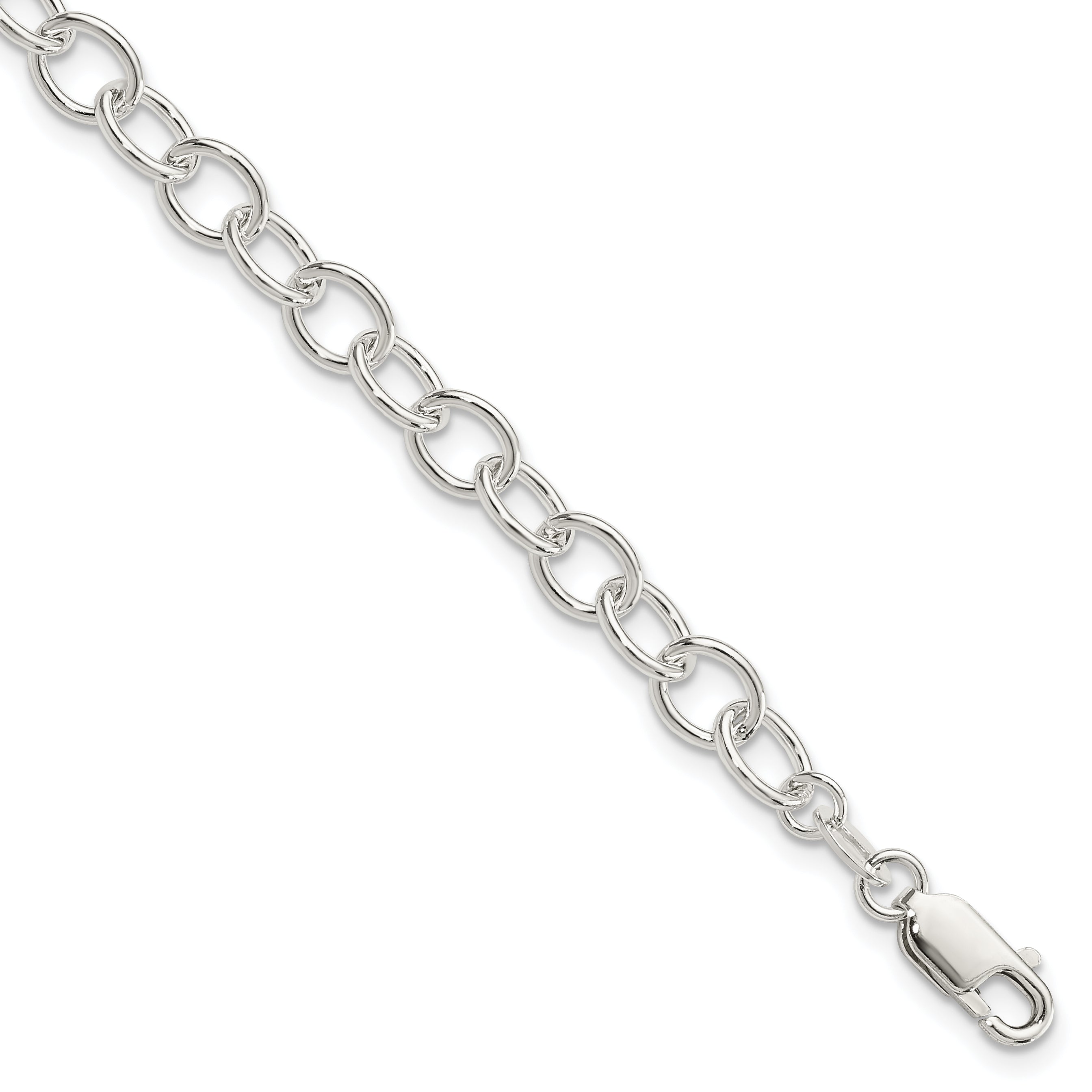 Sterling Silver Polished Fancy Link Bracelet Main image