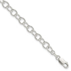 Sterling Silver Polished Fancy Link Bracelet