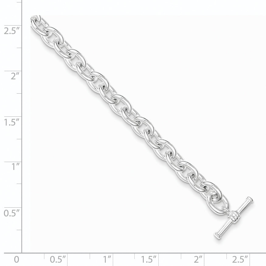 Sterling Silver Toggle Link Bracelet