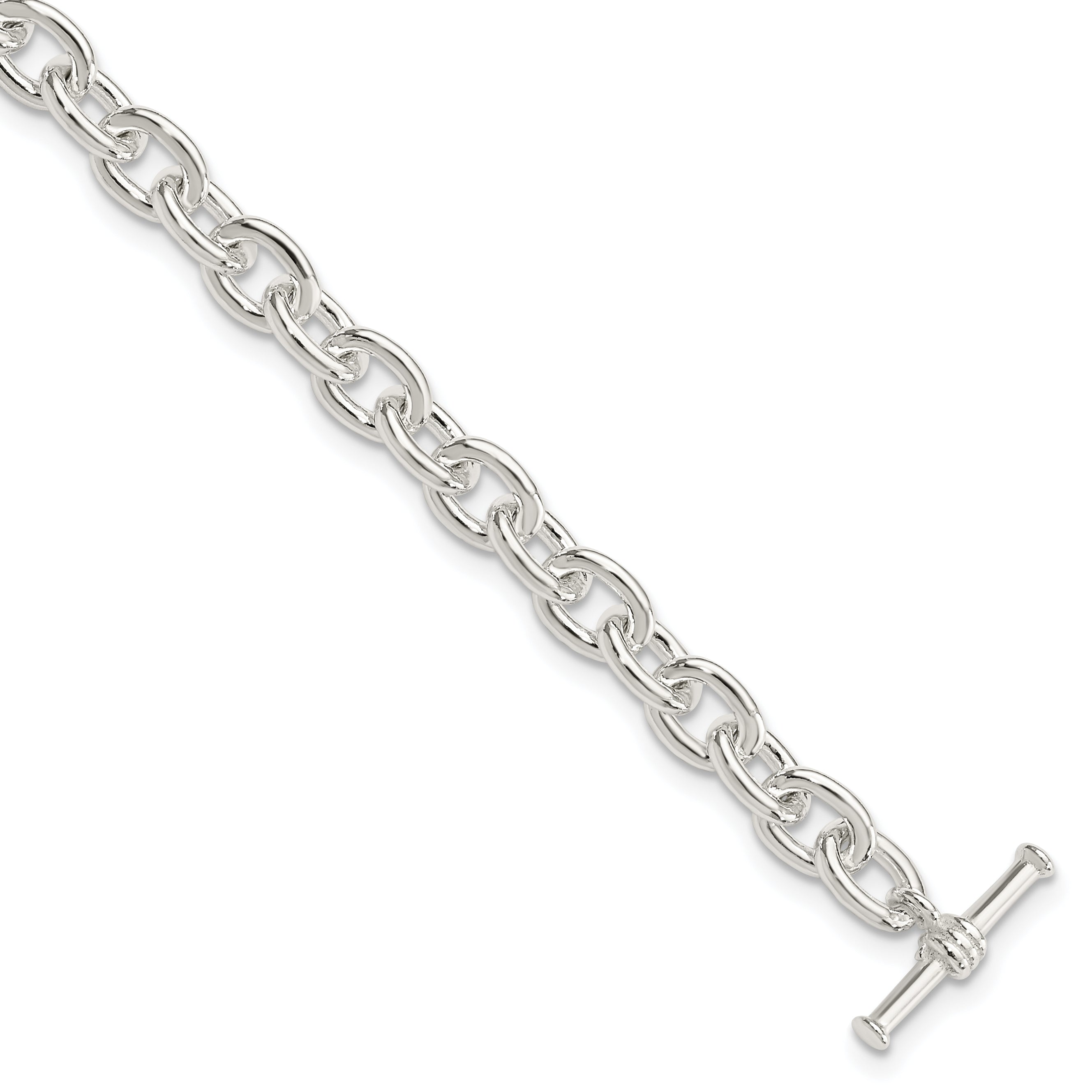 Sterling Silver Toggle Link Bracelet Main image