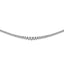 Sterling Shimmer Sterling Silver Rhodium-plated 17 inch 157 Stone Graduated CZ Necklace