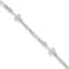 Sterling Silver Dragonflies 8 inch Plus 1 inch Extender - Total 9 inch Anklet