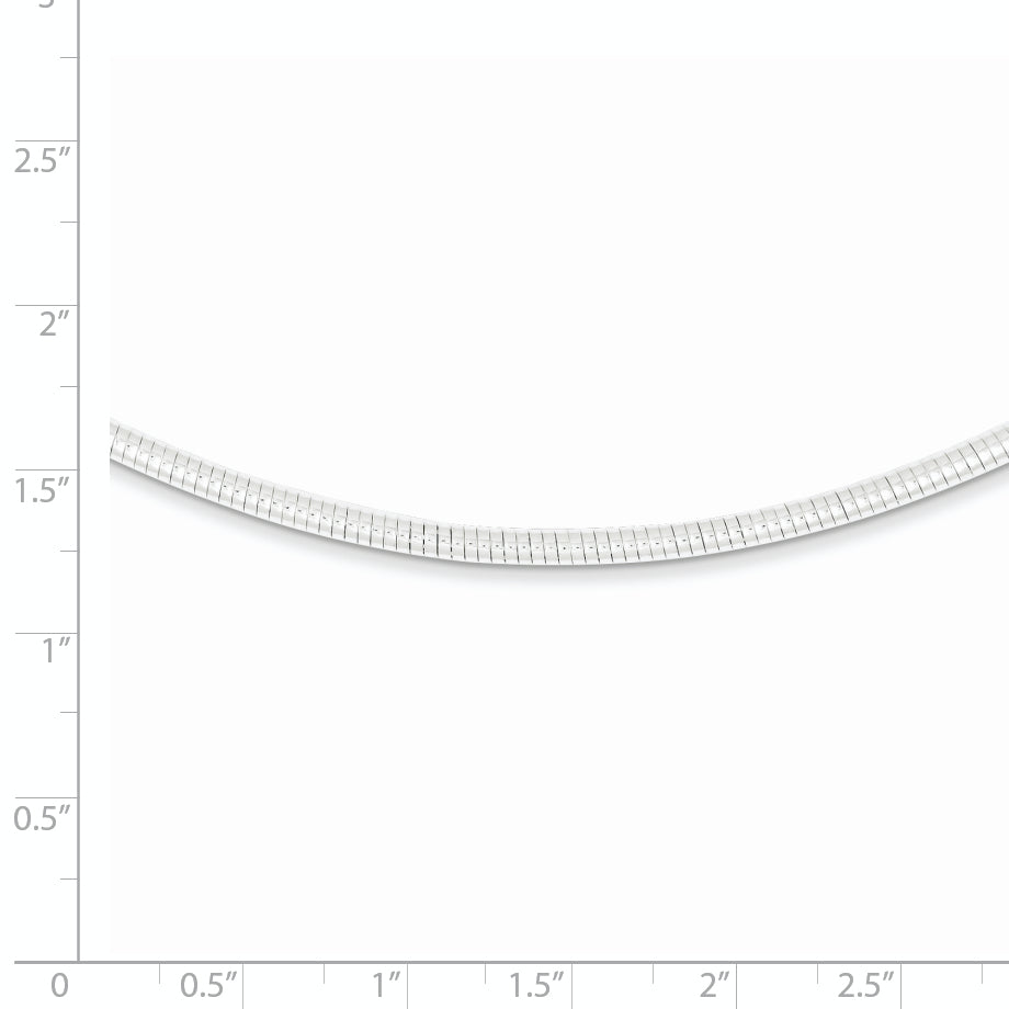 Sterling Silver Round 2.75mm Neckwire Necklace Secondary image