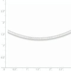 Sterling Silver Round 2.75mm Neckwire Necklace
