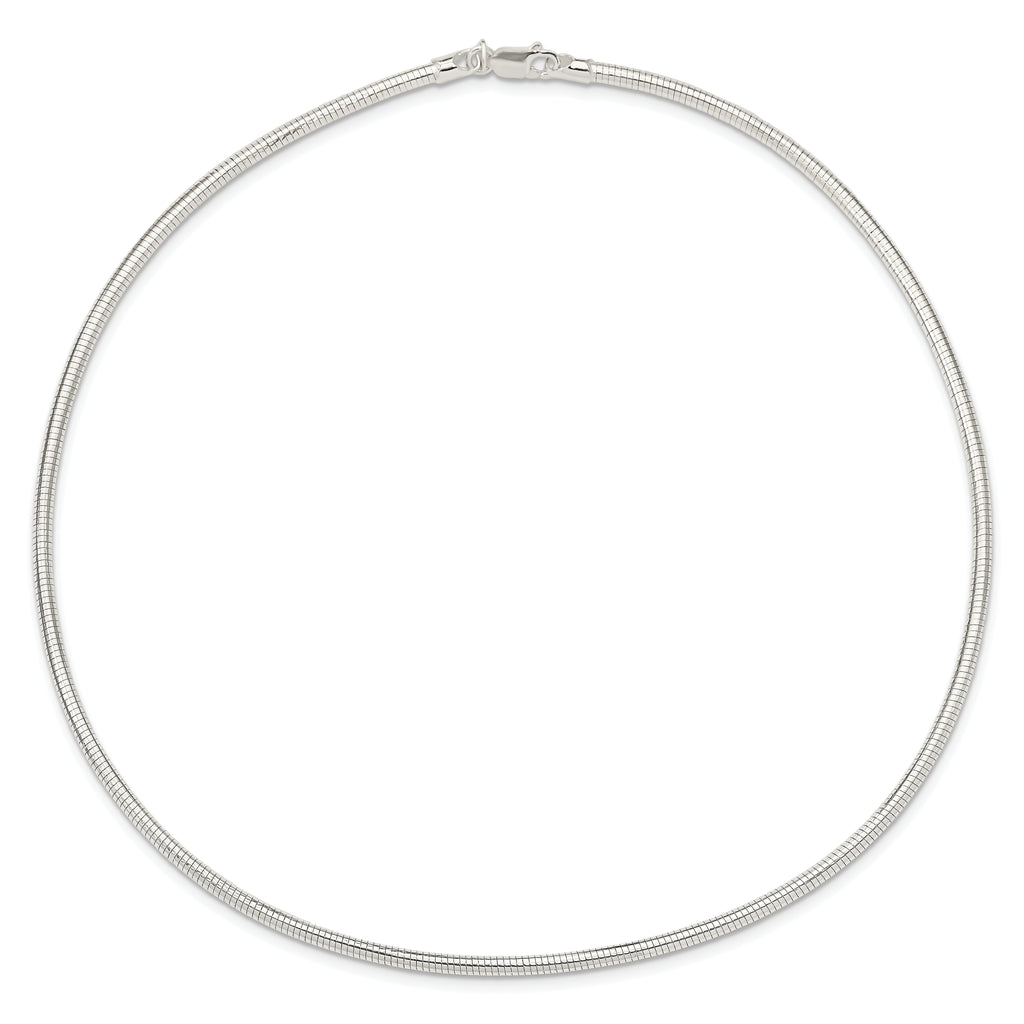 Sterling Silver Round 2.75mm Neckwire Necklace