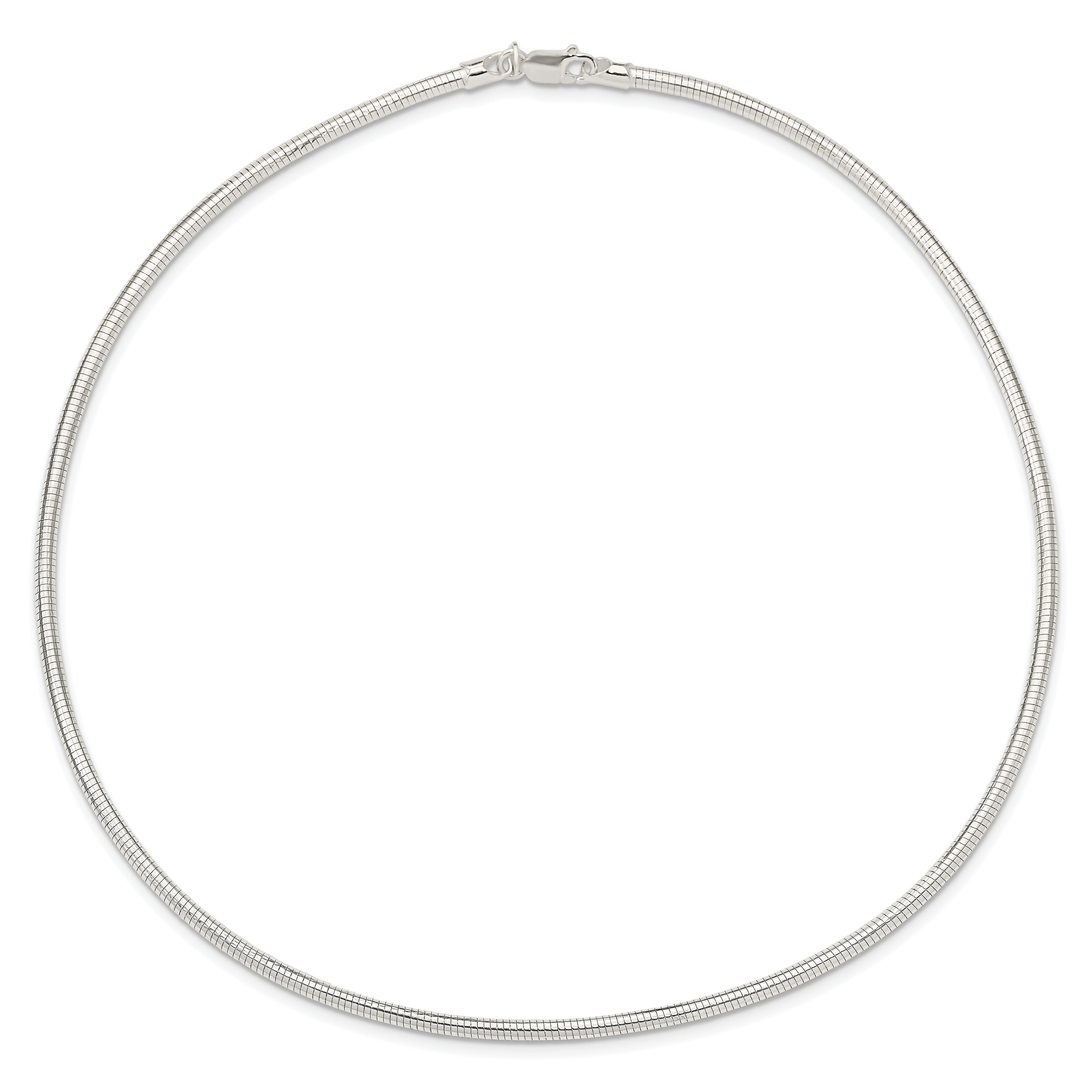 Sterling Silver Round 2.75mm Neckwire Necklace