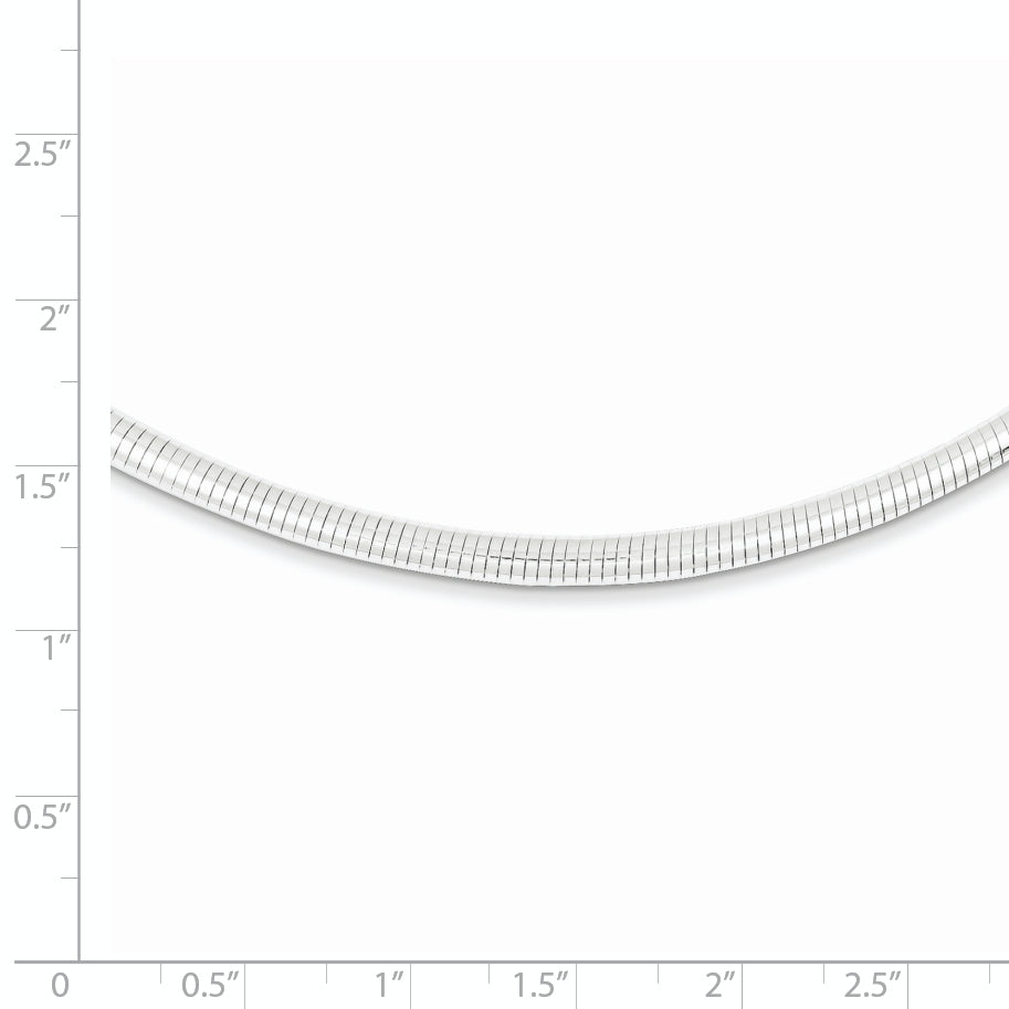 Sterling Silver Round 3.75mm Neckwire Necklace