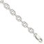 Sterling Silver Polished and Textured Fancy Bracelet
