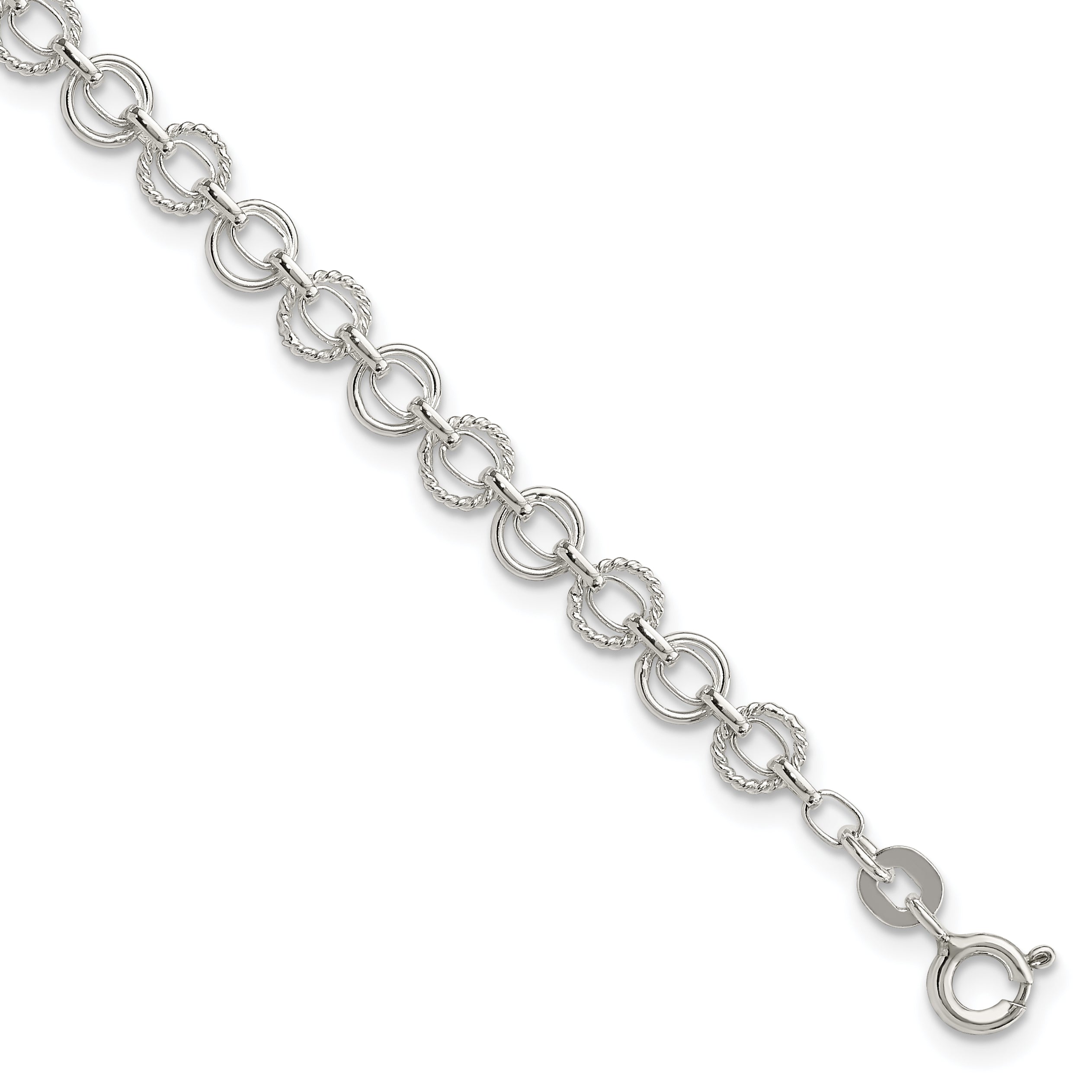 Sterling Silver 5mm Fancy Bracelet Main image