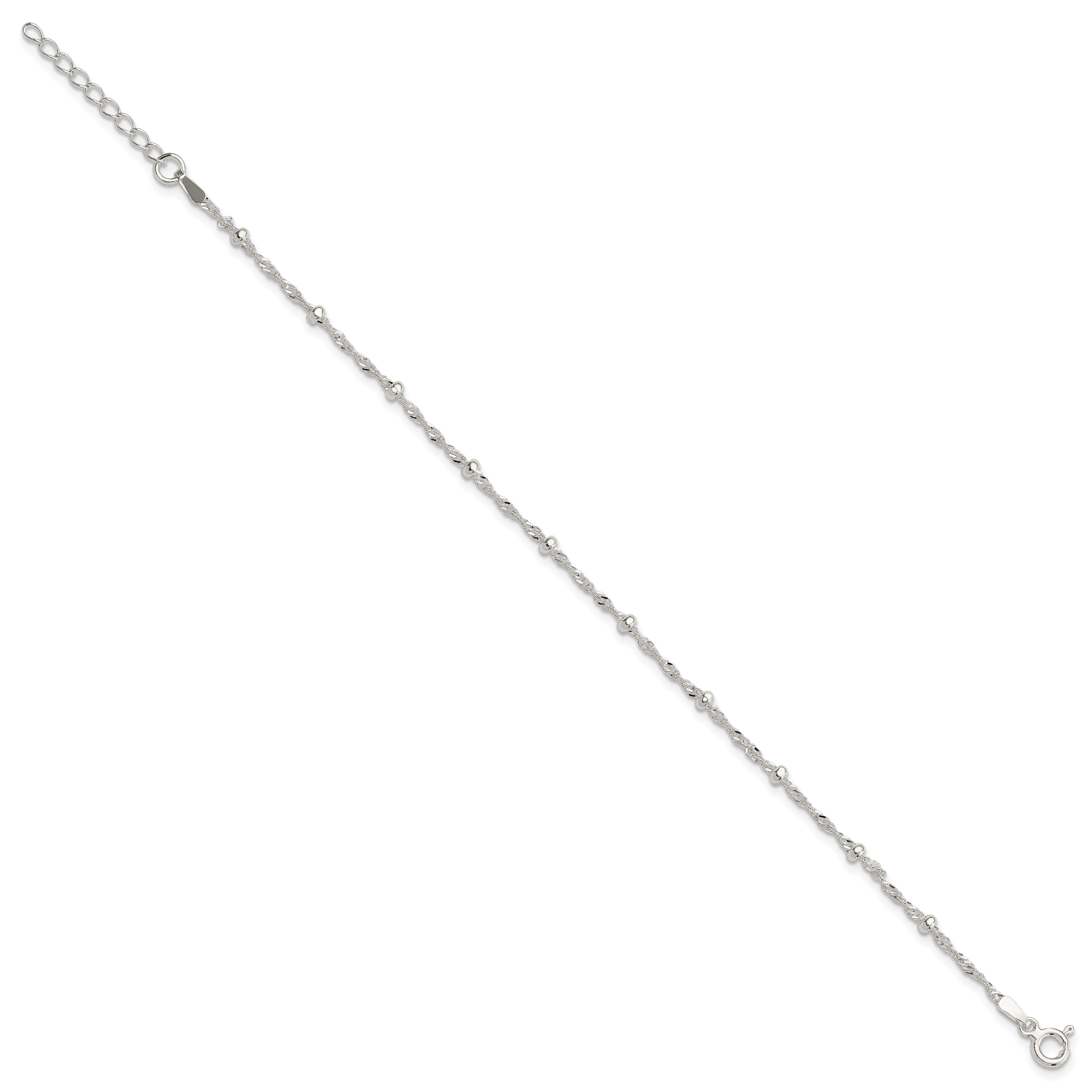 Polished Fancy Bracelet in Sterling Silver Secondary image
