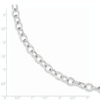 Sterling Silver Cable 6.75mm Bracelet