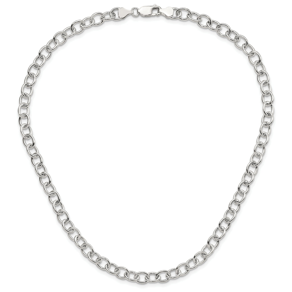 Sterling Silver Cable 6.75mm Necklace