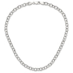 Sterling Silver Cable 6.75mm Necklace
