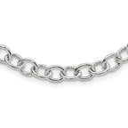 Sterling Silver Cable 6.75mm Necklace