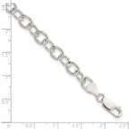 Sterling Silver Cable 6.75mm Bracelet