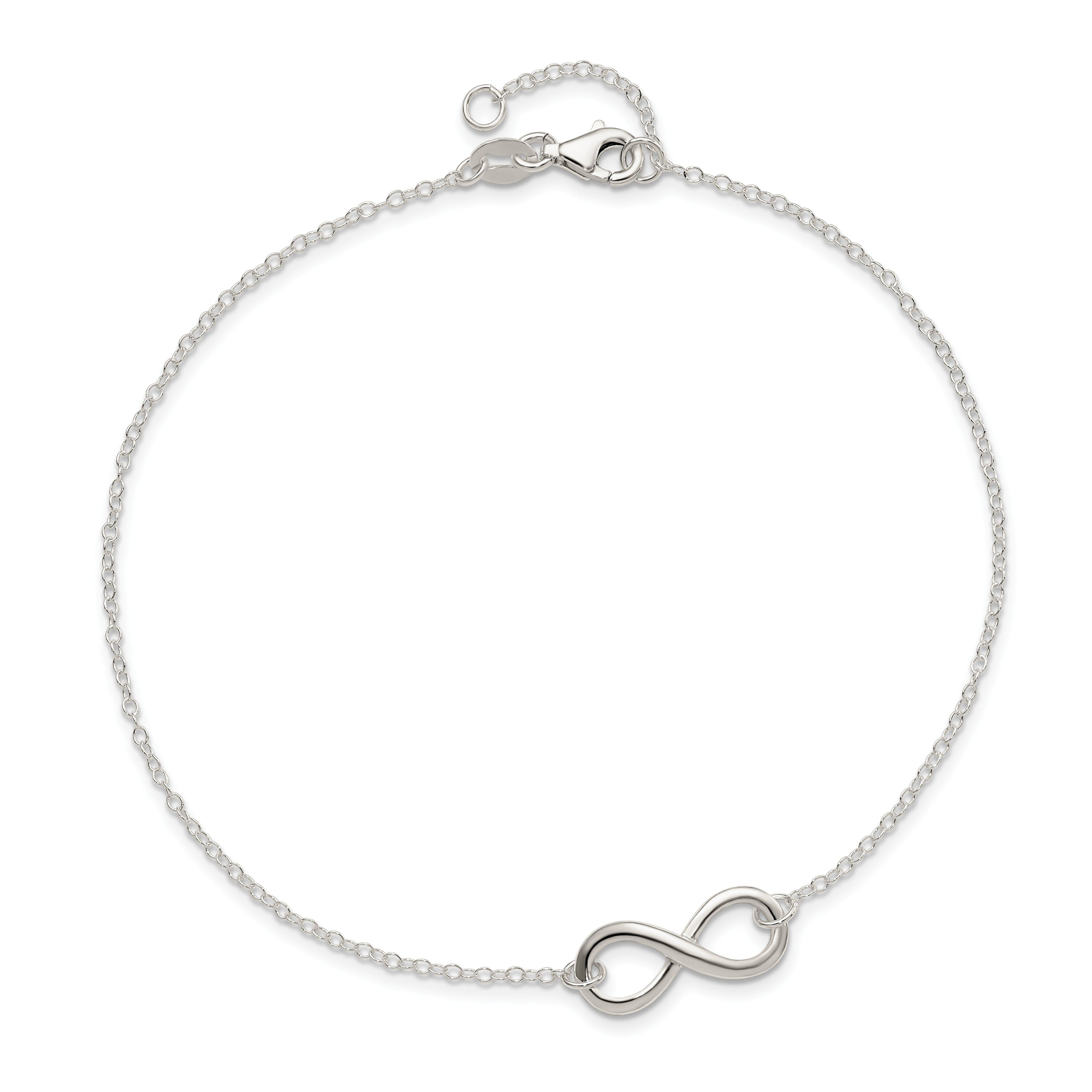 Sterling Silver Infinity Plus Extender - Total Anklet