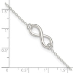 Sterling Silver Infinity Plus Extender - Total Anklet