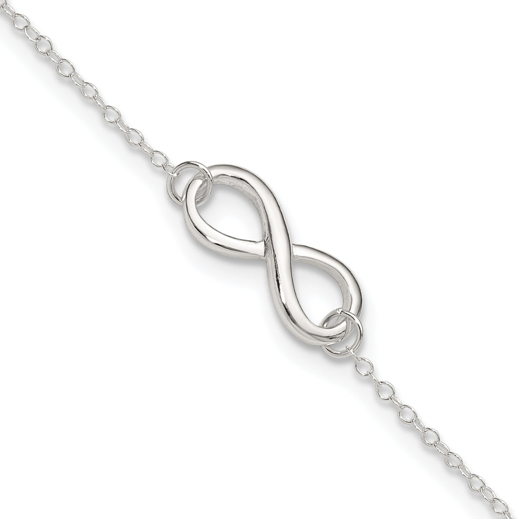 Sterling Silver Infinity Plus Extender - Total Anklet