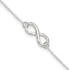 Sterling Silver Infinity Plus Extender - Total Anklet