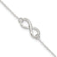 Sterling Silver Infinity Plus Extender - Total Anklet