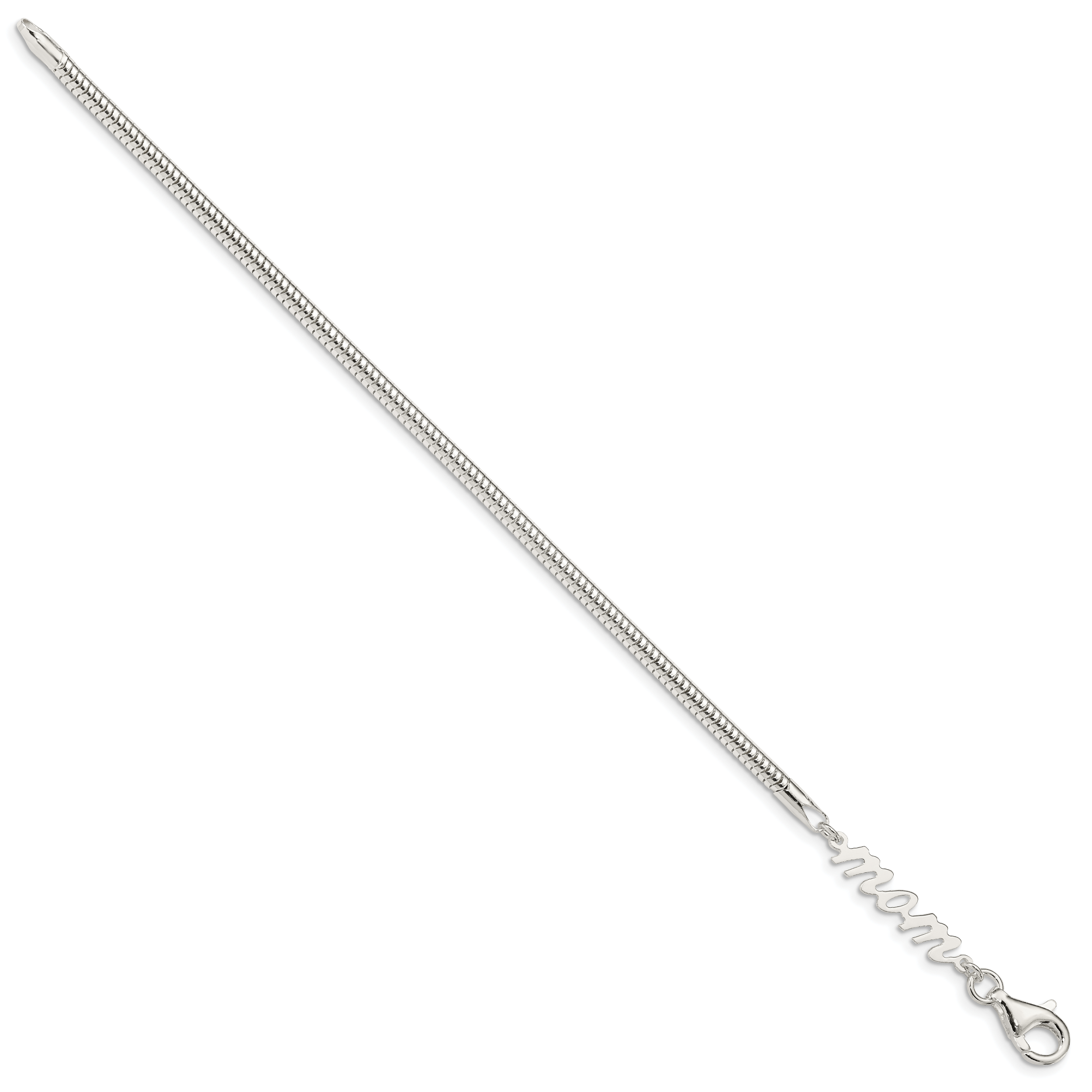 Sterling Silver MOM Bracelet Secondary image