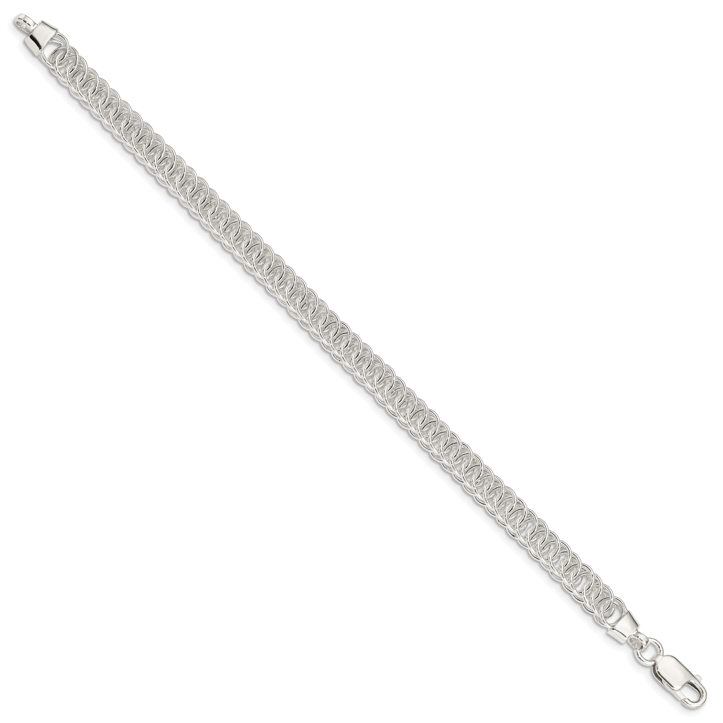 Sterling Silver Polished Fancy Link Bracelet Secondary image