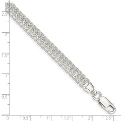 Sterling Silver Polished Fancy Link Bracelet