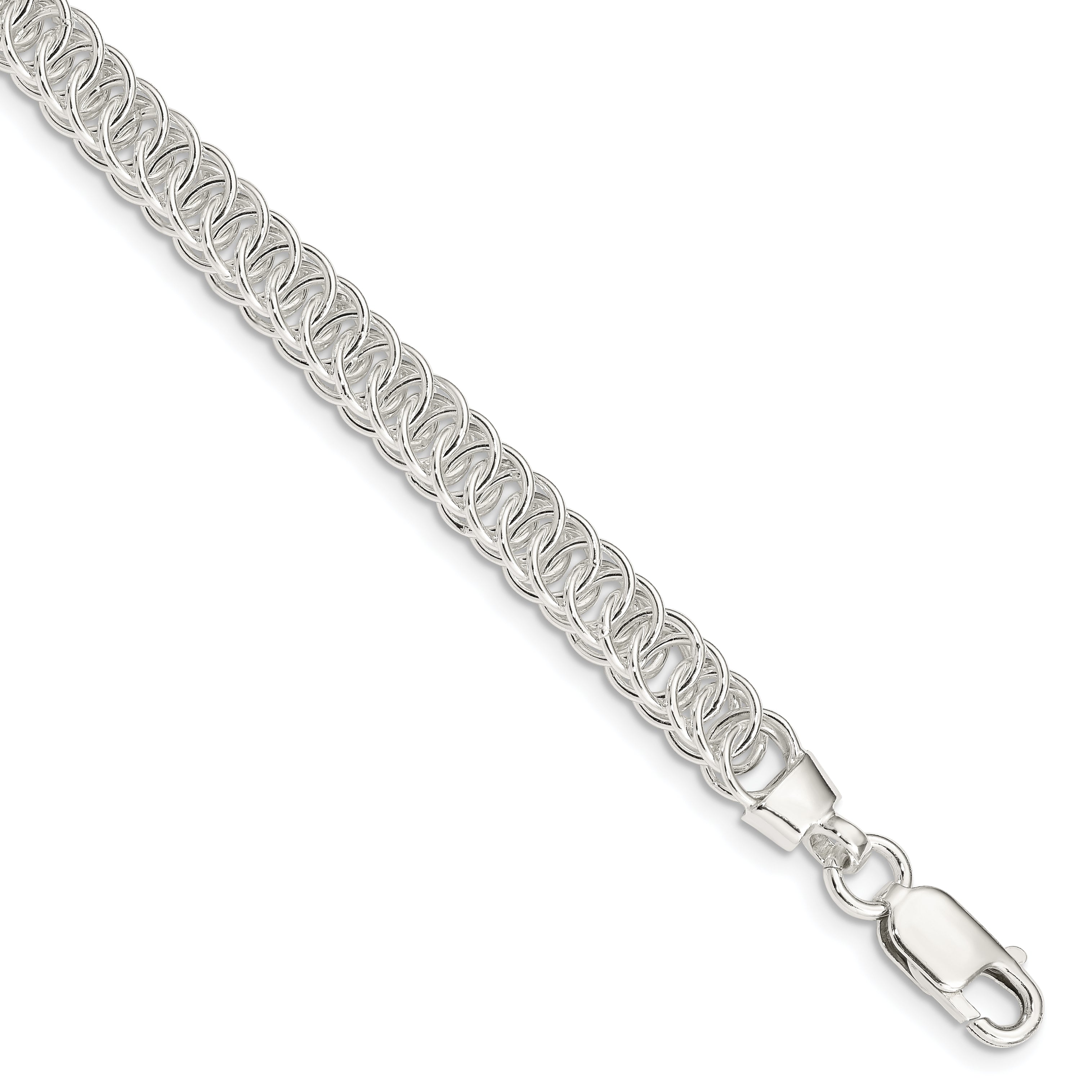 Sterling Silver Polished Fancy Link Bracelet Main image