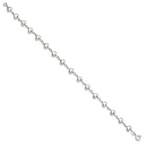 Women's Sterling Silver Chain Bracelet