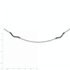 Sterling Silver Ruthenium-plated Necklace