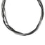 Sterling Silver Black Rhodium Wire Mesh Necklace