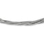 Sterling Silver Wire Mesh 6 Strand With 2IN Ext Necklace